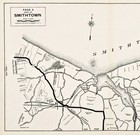 1929 Long Island - Nissequogue - Smithtown Map Original Suffolk County  22x13 