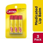 Carmex Medicated Lip Balm Sticks Lip Moisturizer For Dry Chapped Lips 0 15 Oz