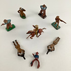 Britains Wild West Mini Figures Toy Soldiers Bandit Military Horse Lot Vintage