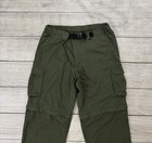 Boy Scouts Of America Mens Large Green Switchback Uniform Belt Convertible Pants