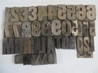 Letterpress Wood Type 196  144  120  Point 30  Pieces   Tops