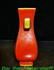 9 2   Old Chinese Song Dynasty Ru Kiln Porcelain Gilt Flower Bird Bottle Vase