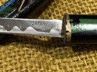 Vintage Japanese Samurai Style Sword Letter Opener Painted Mini Japan Katana