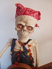 Animated Halloween Skeleton Playing Banjo Plays Dixie Tested Works