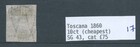 Tuscany 1860 10cr Cat Gb  75 Used See Both Scans For Condition   Watermark