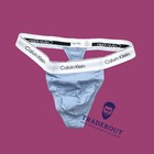 Calvin Klein Ck Mens Light Blue Modern Cotton G-string Thong Underwear S M L Xl