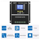 4000w 100a Mppt Solar Charge Controller 12v 24v 36v 48v Battery Pv Regulator Usb