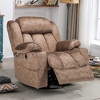 Manual 360   Swivel Rocker Recliner Chair Overstuffed Glider Massage Lounge Chair