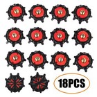 18 36pcs Small Metal Thread Golf Spikes Cleats Fast Twist Golf Shoes Spikes 6mm