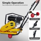 7hp Plate Compactor 5600vpm 4200lbs Ground Rammer Jack Tamper  212cc Gas Engine