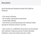 Intuit Quickbooks Desktop Premier Plus 2024 Accounting Software