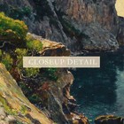 Vintage Coastal Cliff Landscape Painting Giclee Print On Fine Art Paper