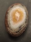 Egg -vintage Alabaster -hand Carved Stone -brown Marble 2 5    -easter -decor