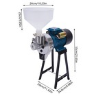 Electric Grinder Mill Grain Corn Wheat Feed flour Wet dry Cereal Machine 110v