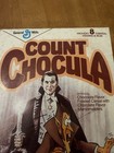 Rare 1987 Count Chocula Cereal Box Bela Lugosi - Box Only