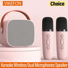 Karaoke Wireless Dual Microphones Machine Ktv Dsp System Bluetooth Speaker Hifi 