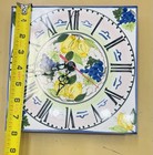 Vietri Ceramics 8x8       Wall Clock Made And Painted By Hand In Italy