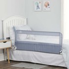 Regalo Extra Long Hideaway Bedrail  Gray Baby Safety Rail  Safety Bed Rail