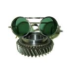 Antique Green Willson Sunglasses Goggles Old Vtg Steampunk Safety Glasses