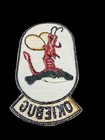 Vintage Okiebug Oklahoma Fishing Embroidered Patch Red Bug Green Fish Souvenir