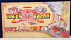 Large Bachmann Emmett Kelly Jr Circus Train Double Sided Sign   Poster 32 x 18 