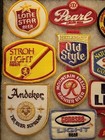 Lot Of 20 Vintage Embroidered Beer And Alcohol Patches  Displayed