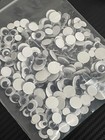 Googly Eyes 500 Pcs 6mm 12mm Black Self-adhesive   12 Jumbo 40mm Free Shipping