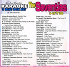 The Seventies Hist Karaoke Cd g 3 New Chartbuster 5015 In White Sleeves