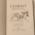 Stormy Misty   s Foal Hardcover Book By Marguerite Henry  Illus  Wesley Dennis