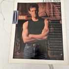 Giant 11by14 5  Magizine Ad Flyer F h Randy Travis No Holdin Back 1989