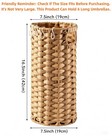 Yqdhylyh Rattan Umbrella Stand For Entryway hand-woven Umbrella Holder Indoor   