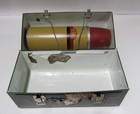 Vintage Aladdin Metal Domed Lunch Box And Thermos Brand Thermos Made In Usa