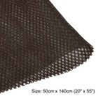 Dark Coffee Speaker Mesh Grill Stereo Fabric Dustproof 50cm X 140cm 20  X 55 