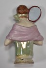 Antique Porcelain Half Doll Brush Handle Art Deco Tennis Player   1450 Germany
