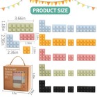 Silicone Blocks Soft Building Blocks  Montessori Educational Toy Soft Baby Bl   