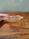 Vintage Falstaff Beer Amber Glass Ashtray 4  Shield Logo Advertising