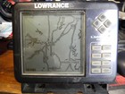 Lowrance Lms-160 Map Gps Sonar - Works - In Case W antenna  Transducer  Power
