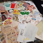 9  Pounds Vintage Ephemera Box Lot 1930 -1980 s  Papers Letters Brochures More