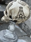 Scottish Rite Sj Carved Skull By Zane Wylie Real Human Skull Resin Replica