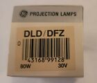Ge Vtg Photo Projection Bulb Dld Dfz 80 Watt 30v 15-hr Studio Lamp Projector New