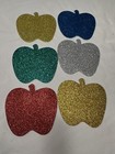Arts   Crafts Foam Sticker Shapes 6 Count Glitter Apples