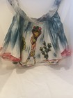 Vintage 1950s Girls Mexican Tourist Handpainted Full Circle Skirt