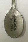 Vintage Souvenir Spoon Us Collectible Pewter Tyler North Dakota 1888-1988