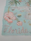 Vintage Hankie Florida State Souvenir Scalloped 