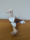 Vintage Ty Beanie Babies Stretchy Ostrich Original Tag Dob 9 21 1997 Bird Plush