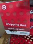 New 2024 Target Toy Mini Kids Shopping Cart 12 Pieces   Play Food  Cup Holder