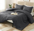 Queen  King Size Ultra Soft 100  Cotton Down Comforter Reversible Duvet Insert