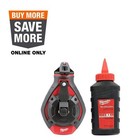 100 Ft  Bold Line Chalk Reel Kit With Red Chalk   Stripguard Clutch