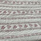 Simply Shabby Chic Vintage Floral Rosebud Quilt Bedspread King Size
