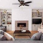 Stoneridge 52 In  Indoor outdoor Led Bronze Hugger Ceiling Fan With Light Kit An